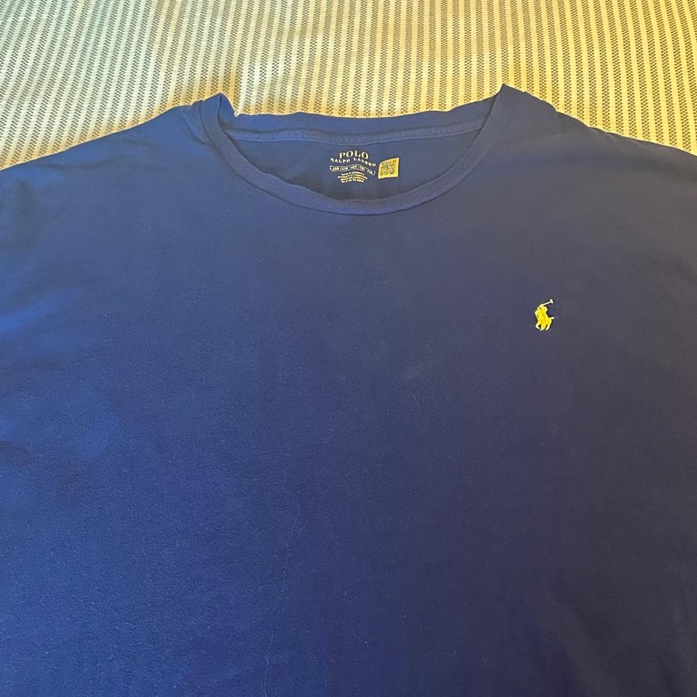 Mens Polo Ralph Lauren Dark Royal Blue Tee Tshirt Shirt 4XB XXXXL